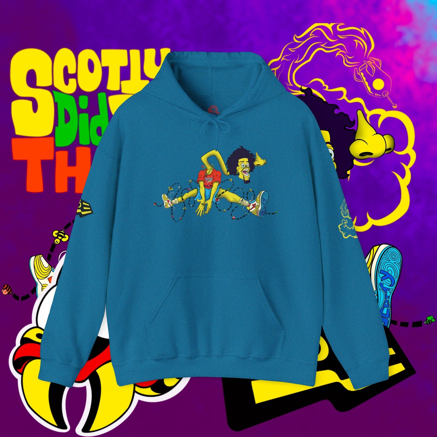 Overcome Yurr Obstacles "Jumpman" Hooded Sweatshirt